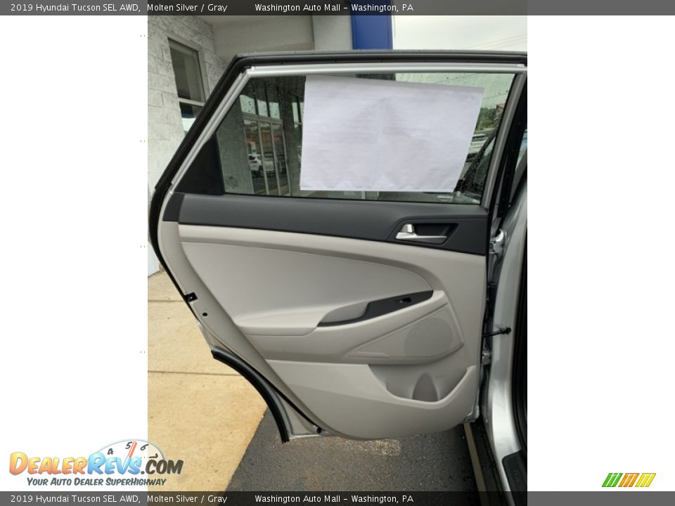 2019 Hyundai Tucson SEL AWD Molten Silver / Gray Photo #17