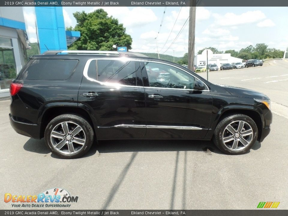 2019 GMC Acadia Denali AWD Ebony Twilight Metallic / Jet Black Photo #10