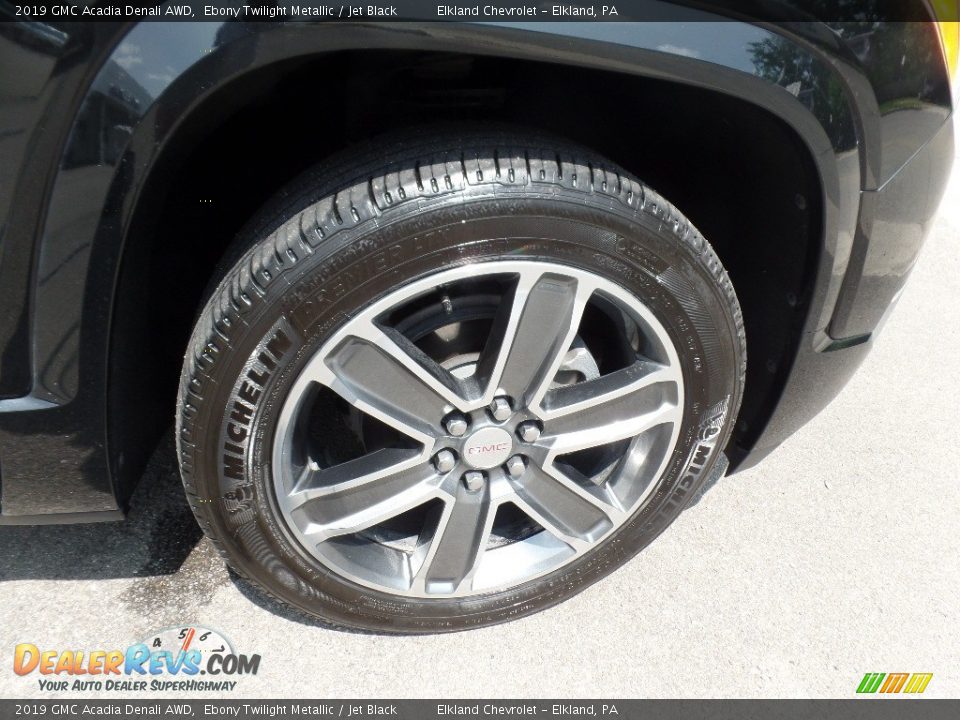 2019 GMC Acadia Denali AWD Ebony Twilight Metallic / Jet Black Photo #11