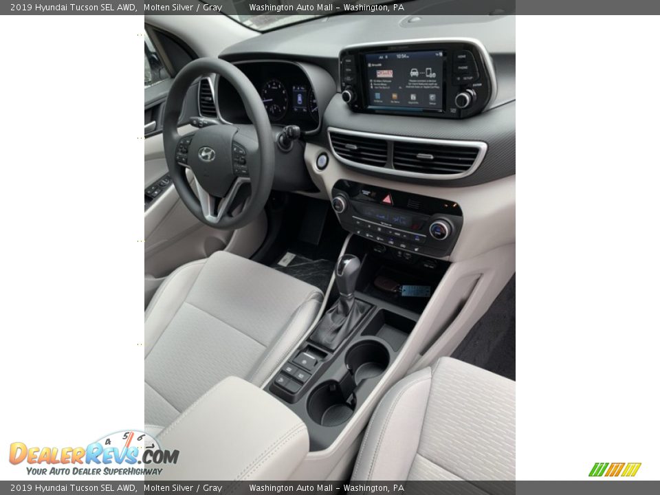 2019 Hyundai Tucson SEL AWD Molten Silver / Gray Photo #29