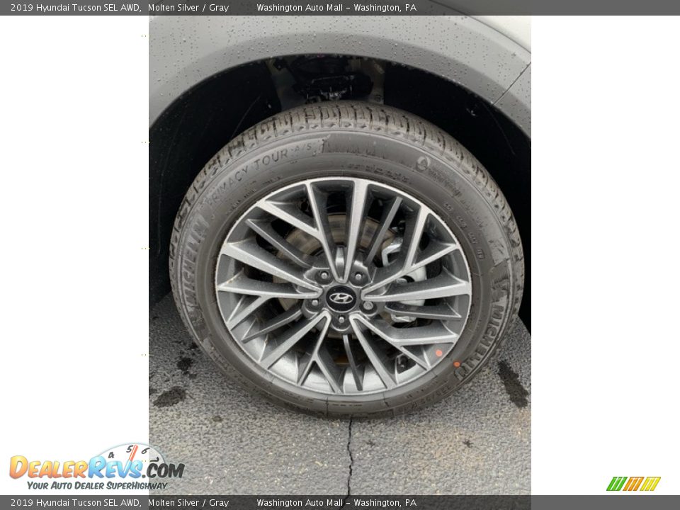 2019 Hyundai Tucson SEL AWD Molten Silver / Gray Photo #30