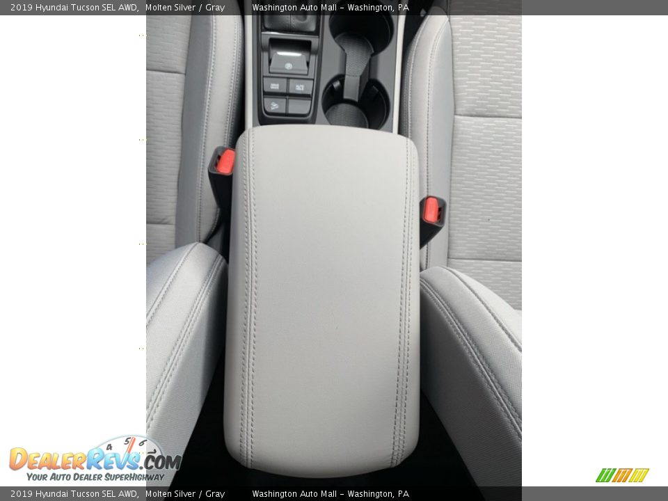 2019 Hyundai Tucson SEL AWD Molten Silver / Gray Photo #35