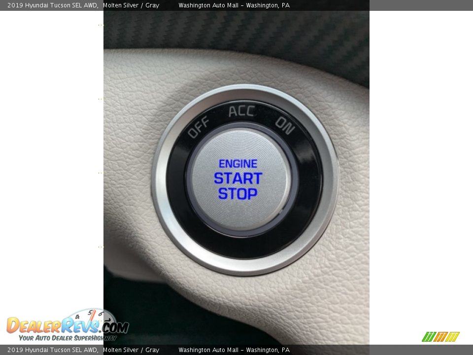2019 Hyundai Tucson SEL AWD Molten Silver / Gray Photo #36