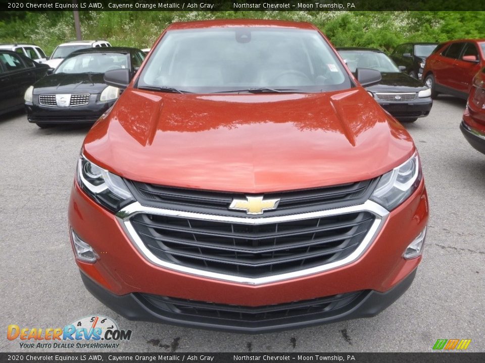 2020 Chevrolet Equinox LS AWD Cayenne Orange Metallic / Ash Gray Photo #8