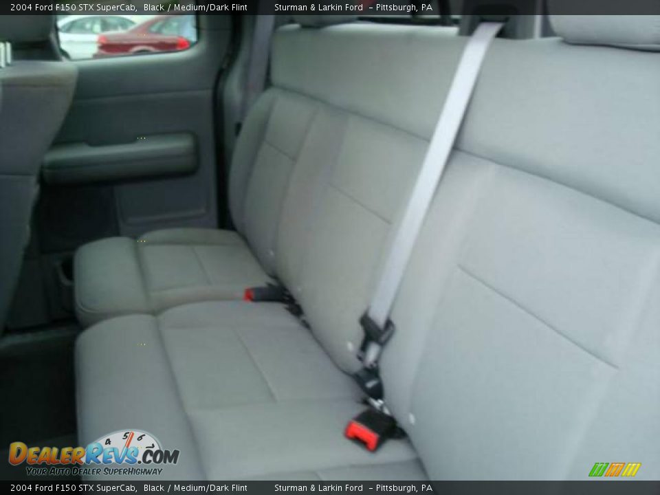 2004 Ford F150 STX SuperCab Black / Medium/Dark Flint Photo #12