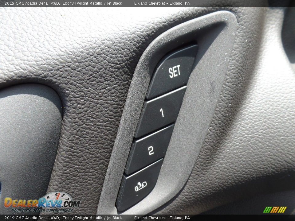 2019 GMC Acadia Denali AWD Ebony Twilight Metallic / Jet Black Photo #23