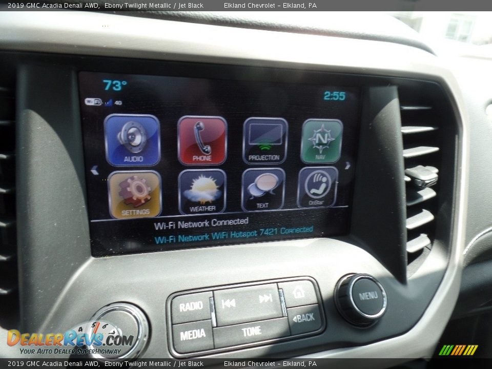 2019 GMC Acadia Denali AWD Ebony Twilight Metallic / Jet Black Photo #32