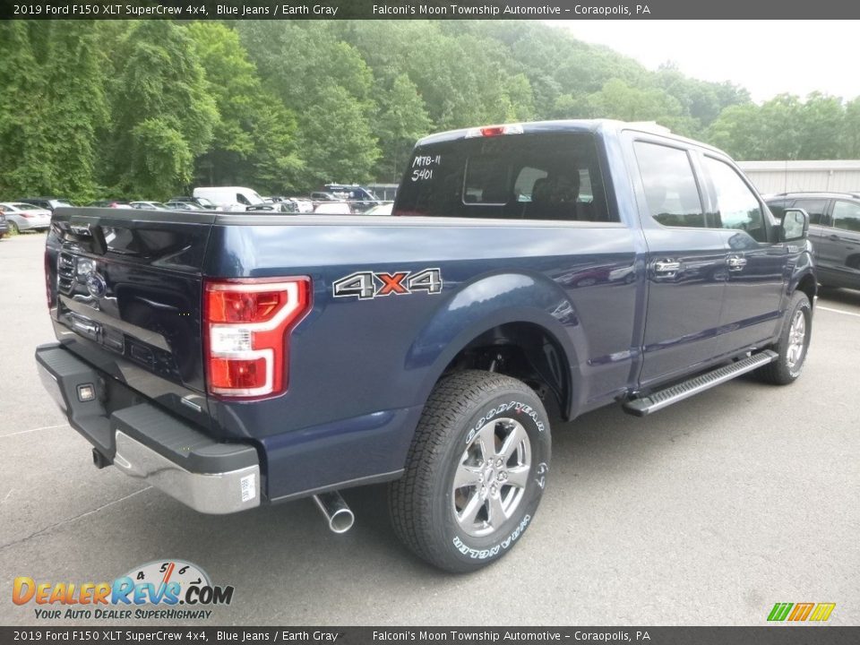 2019 Ford F150 XLT SuperCrew 4x4 Blue Jeans / Earth Gray Photo #2