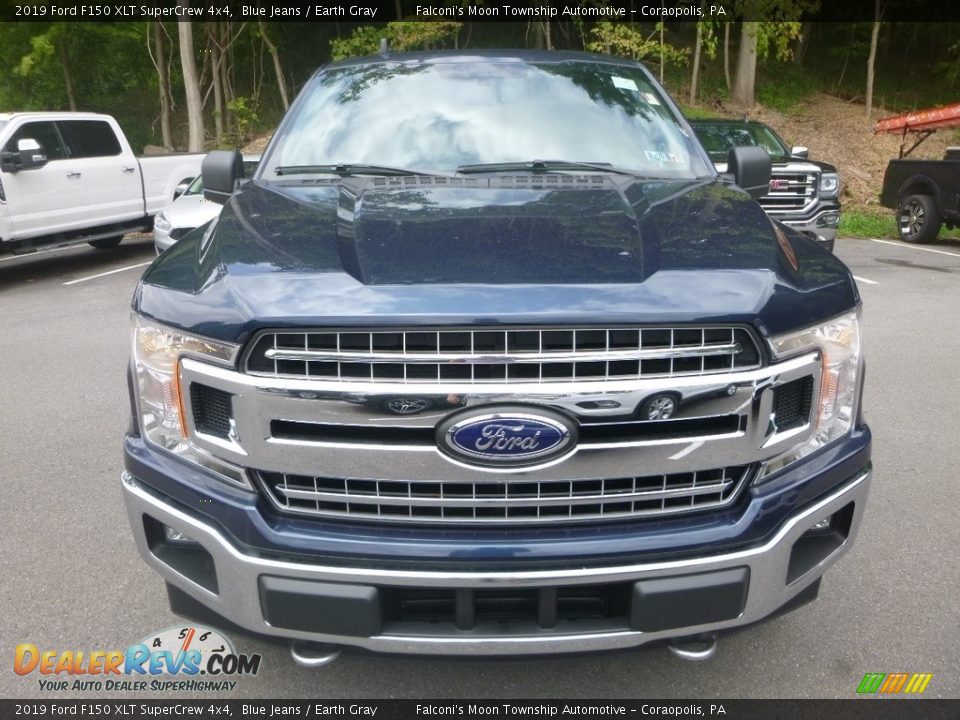 2019 Ford F150 XLT SuperCrew 4x4 Blue Jeans / Earth Gray Photo #4