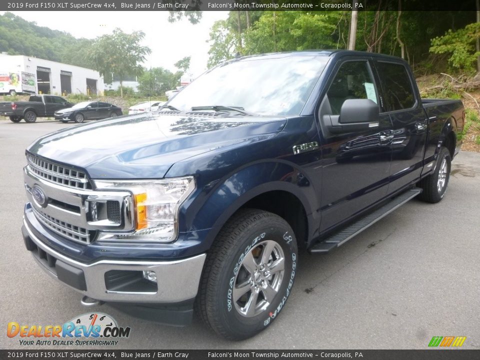 2019 Ford F150 XLT SuperCrew 4x4 Blue Jeans / Earth Gray Photo #5