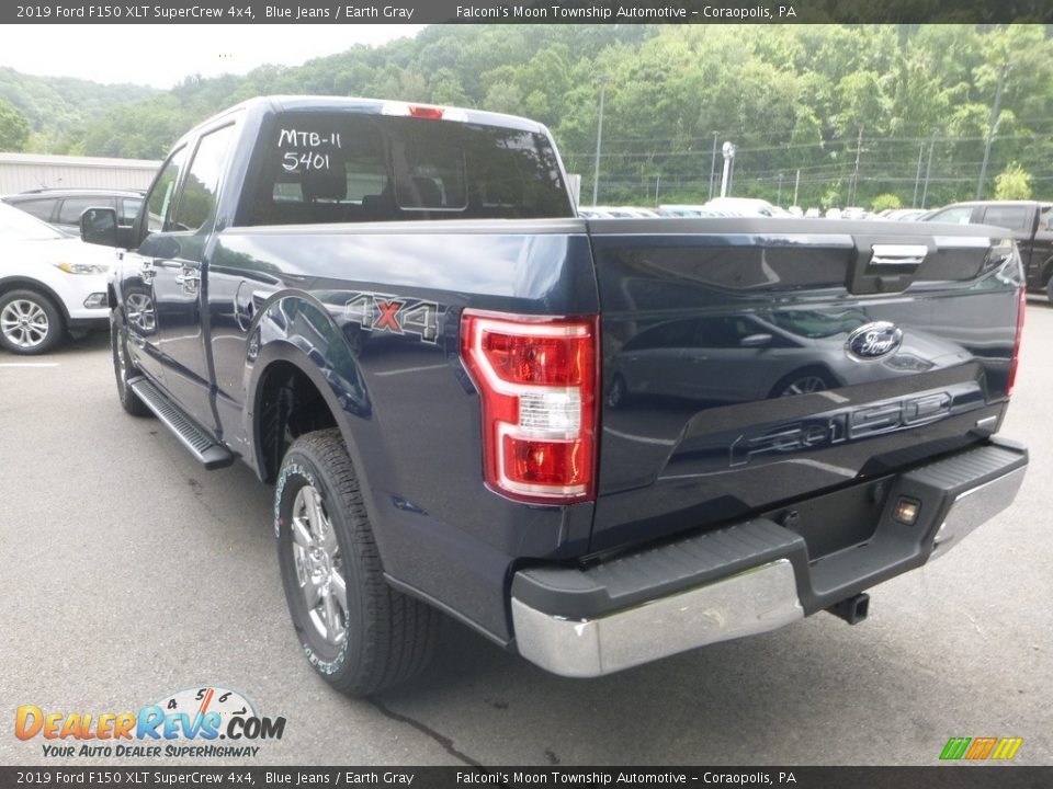 2019 Ford F150 XLT SuperCrew 4x4 Blue Jeans / Earth Gray Photo #6
