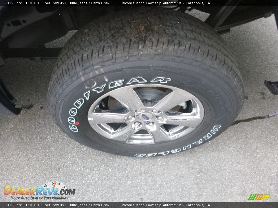 2019 Ford F150 XLT SuperCrew 4x4 Blue Jeans / Earth Gray Photo #7