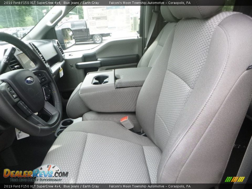 2019 Ford F150 XLT SuperCrew 4x4 Blue Jeans / Earth Gray Photo #10