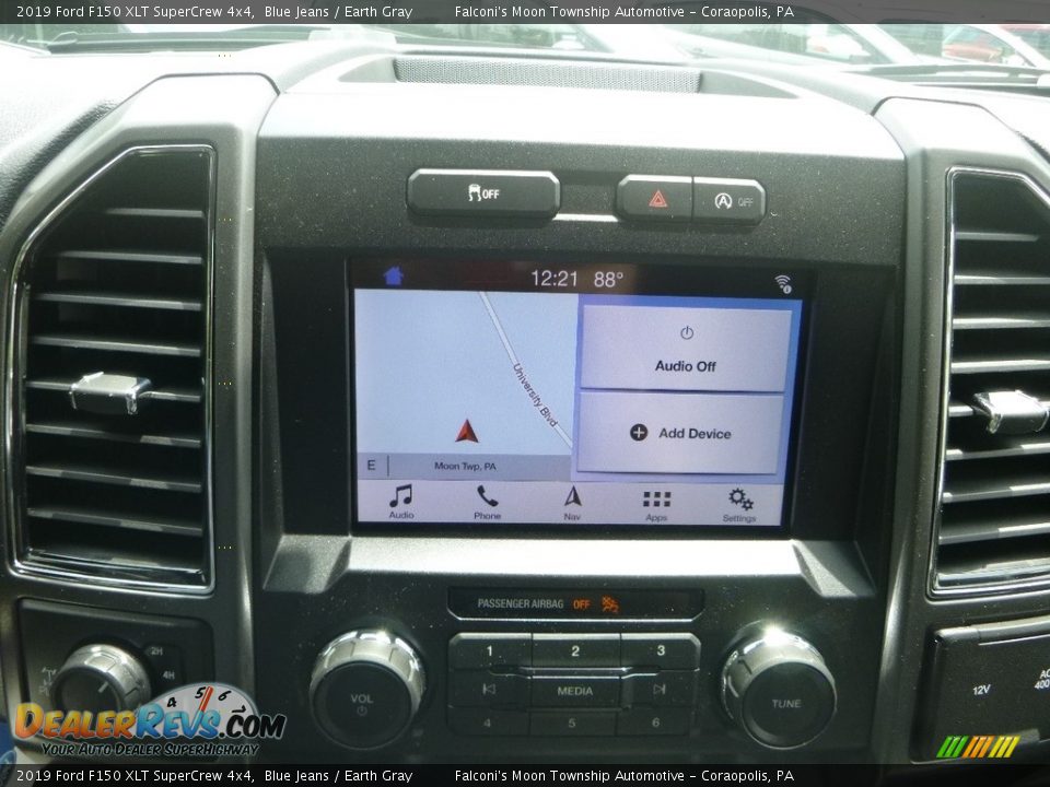 2019 Ford F150 XLT SuperCrew 4x4 Blue Jeans / Earth Gray Photo #13