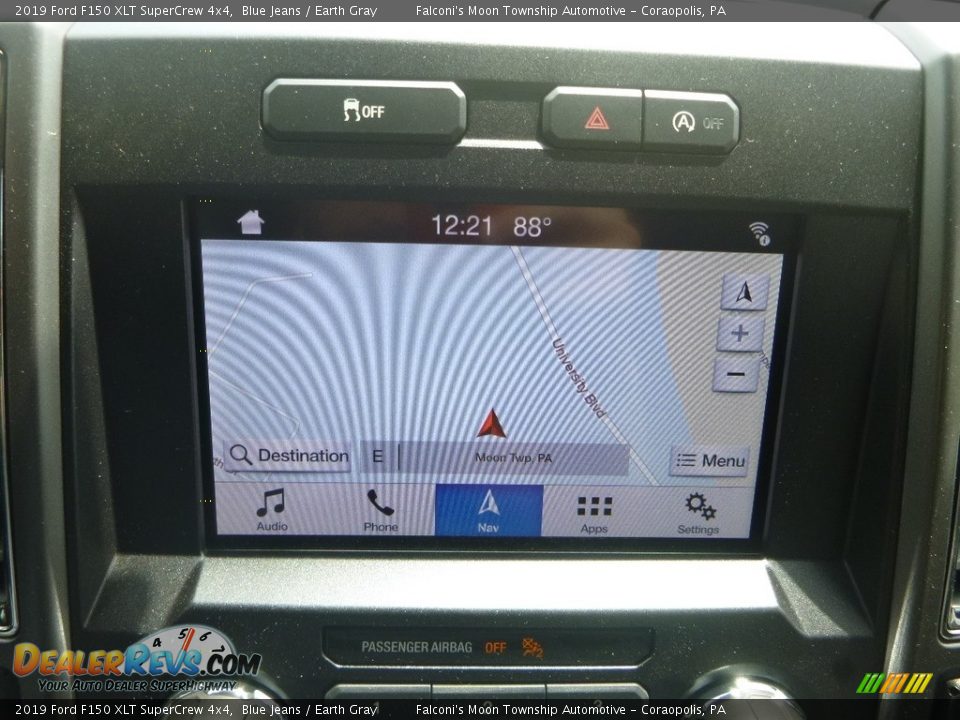 2019 Ford F150 XLT SuperCrew 4x4 Blue Jeans / Earth Gray Photo #14