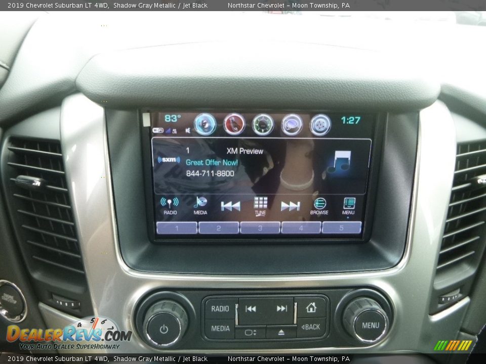 2019 Chevrolet Suburban LT 4WD Shadow Gray Metallic / Jet Black Photo #14