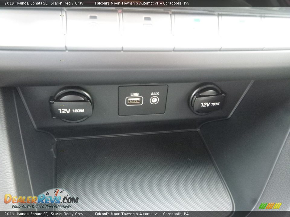 2019 Hyundai Sonata SE Scarlet Red / Gray Photo #15