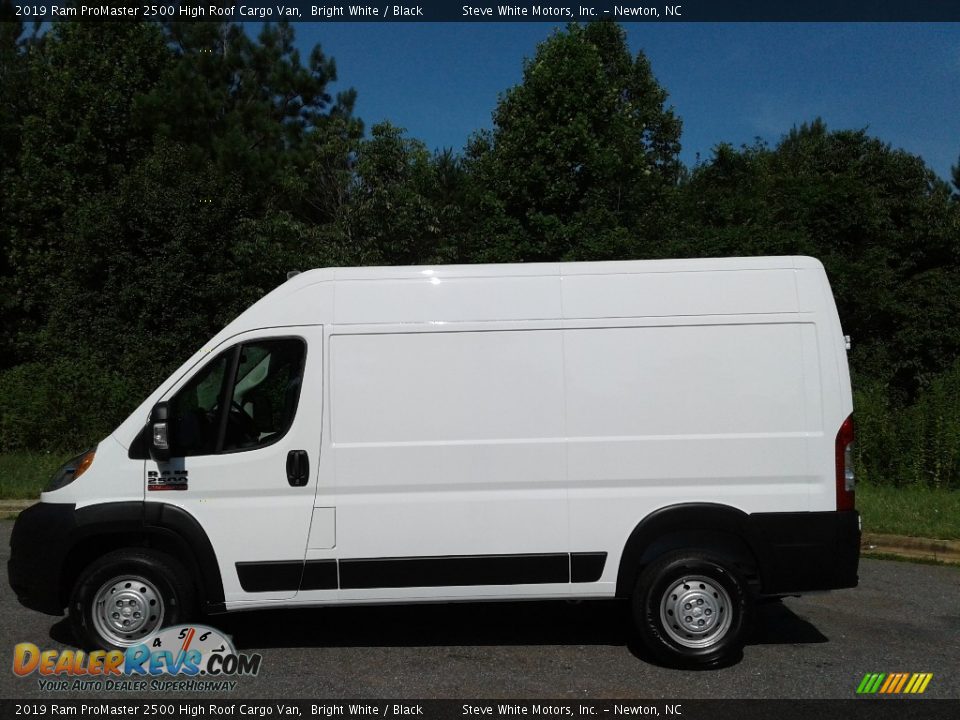 2019 Ram ProMaster 2500 High Roof Cargo Van Bright White / Black Photo #1