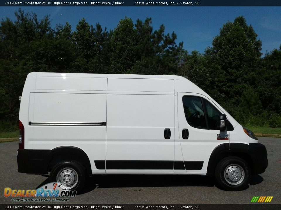 2019 Ram ProMaster 2500 High Roof Cargo Van Bright White / Black Photo #5