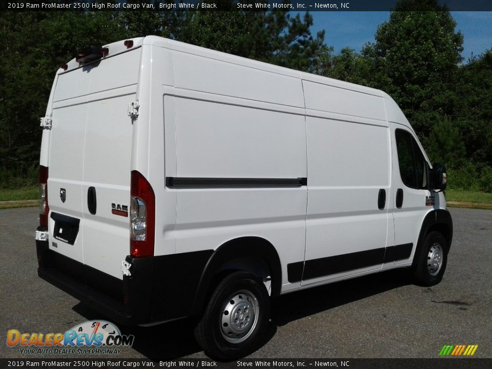 2019 Ram ProMaster 2500 High Roof Cargo Van Bright White / Black Photo #6
