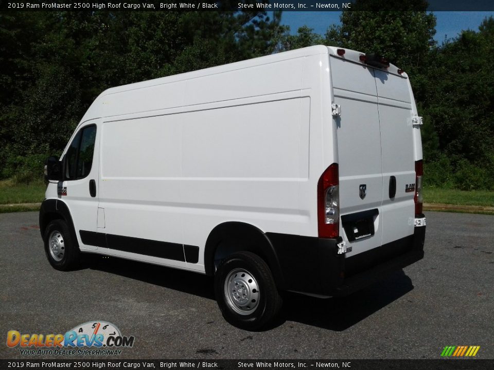 2019 Ram ProMaster 2500 High Roof Cargo Van Bright White / Black Photo #8