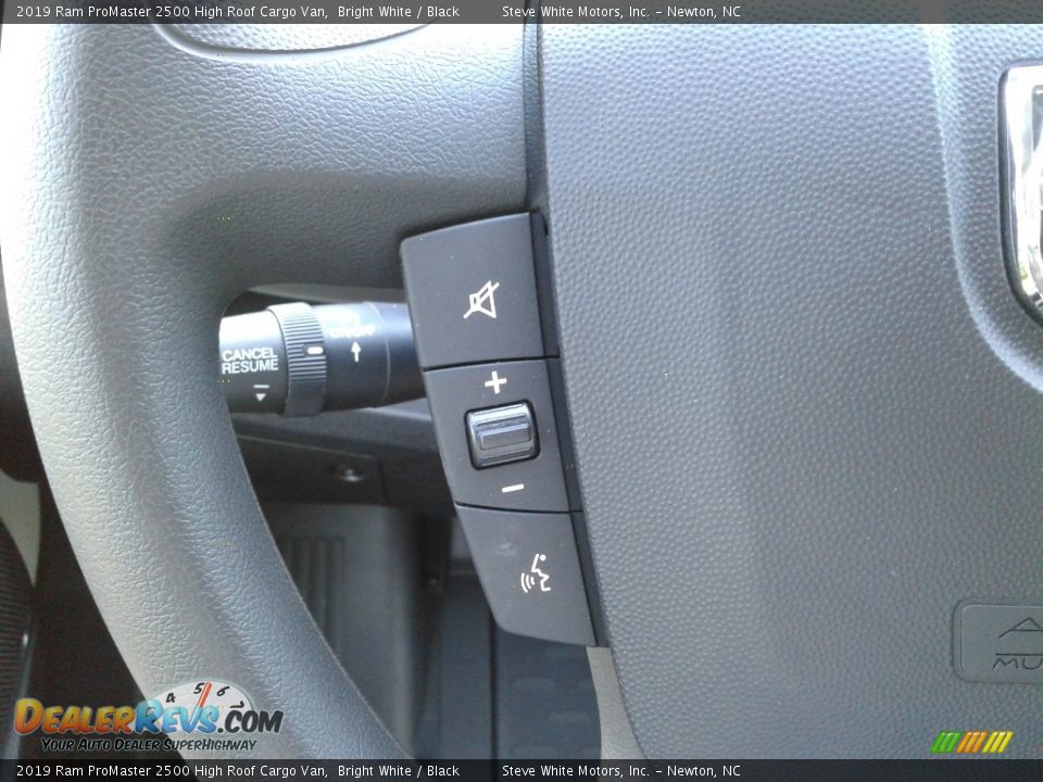 2019 Ram ProMaster 2500 High Roof Cargo Van Bright White / Black Photo #14