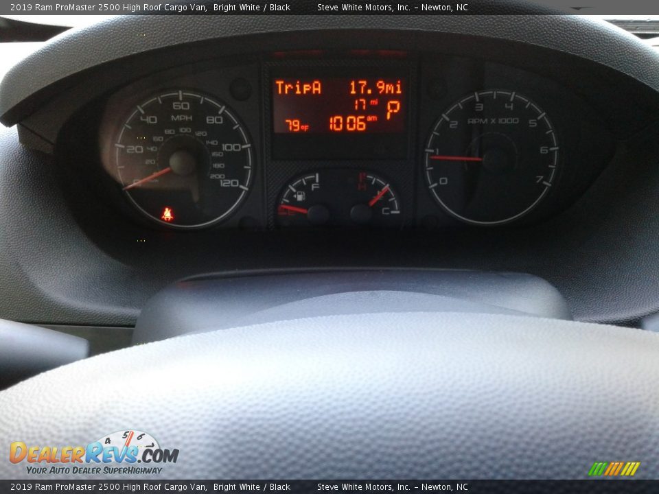 2019 Ram ProMaster 2500 High Roof Cargo Van Bright White / Black Photo #16