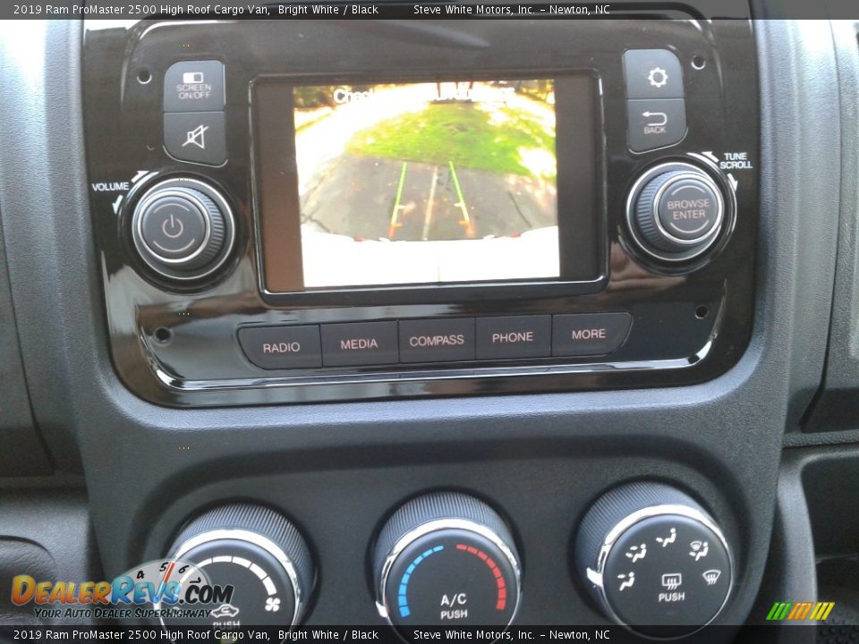 2019 Ram ProMaster 2500 High Roof Cargo Van Bright White / Black Photo #19