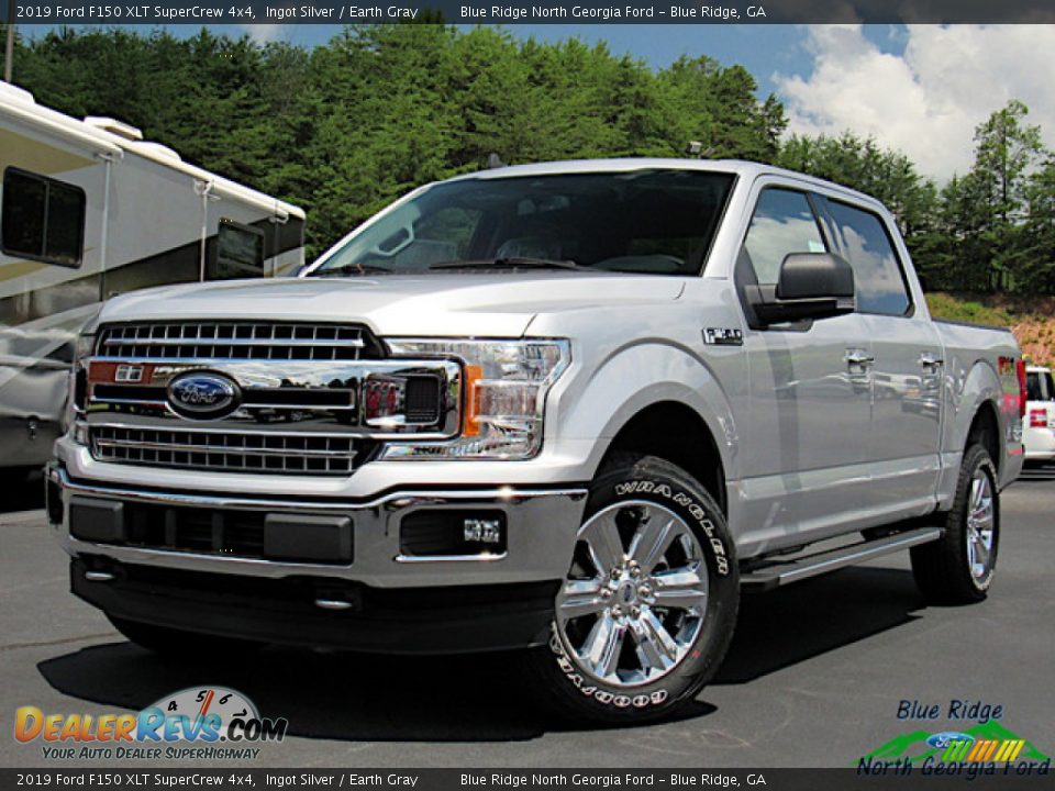 2019 Ford F150 XLT SuperCrew 4x4 Ingot Silver / Earth Gray Photo #1