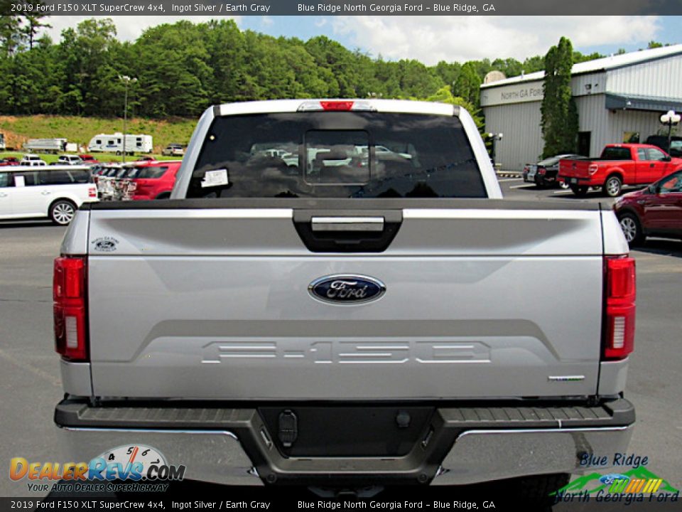 2019 Ford F150 XLT SuperCrew 4x4 Ingot Silver / Earth Gray Photo #4