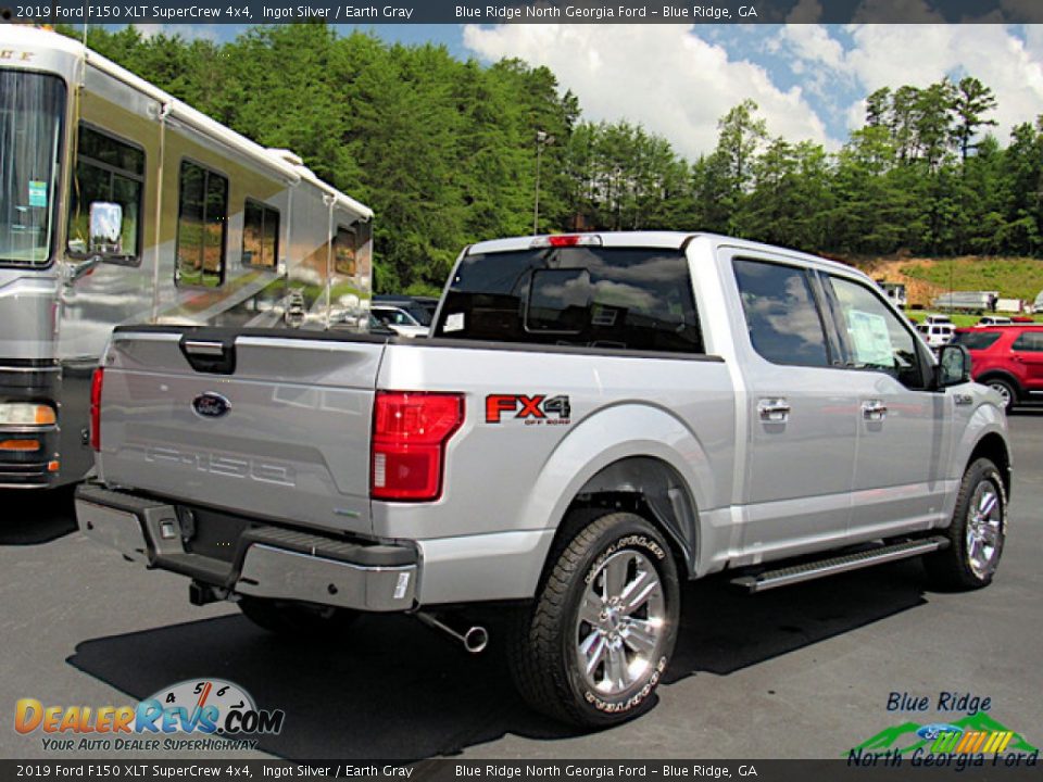 2019 Ford F150 XLT SuperCrew 4x4 Ingot Silver / Earth Gray Photo #5