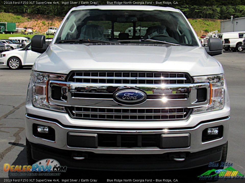 2019 Ford F150 XLT SuperCrew 4x4 Ingot Silver / Earth Gray Photo #8