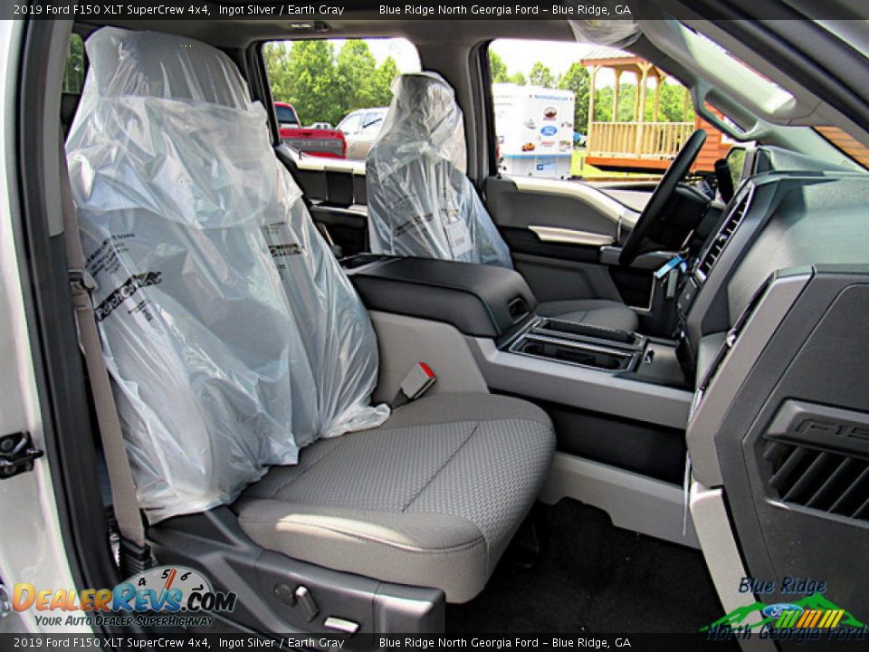 2019 Ford F150 XLT SuperCrew 4x4 Ingot Silver / Earth Gray Photo #11