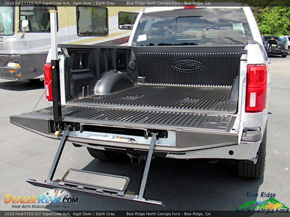 2019 Ford F150 XLT SuperCrew 4x4 Ingot Silver / Earth Gray Photo #13