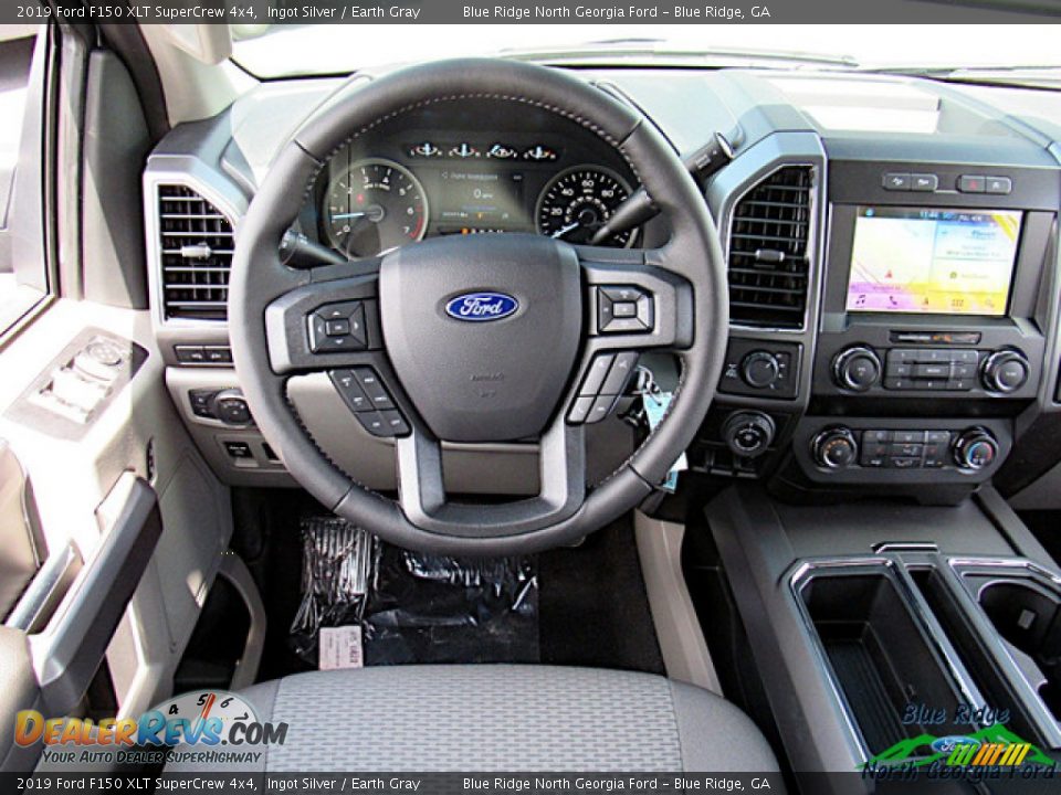 2019 Ford F150 XLT SuperCrew 4x4 Ingot Silver / Earth Gray Photo #14