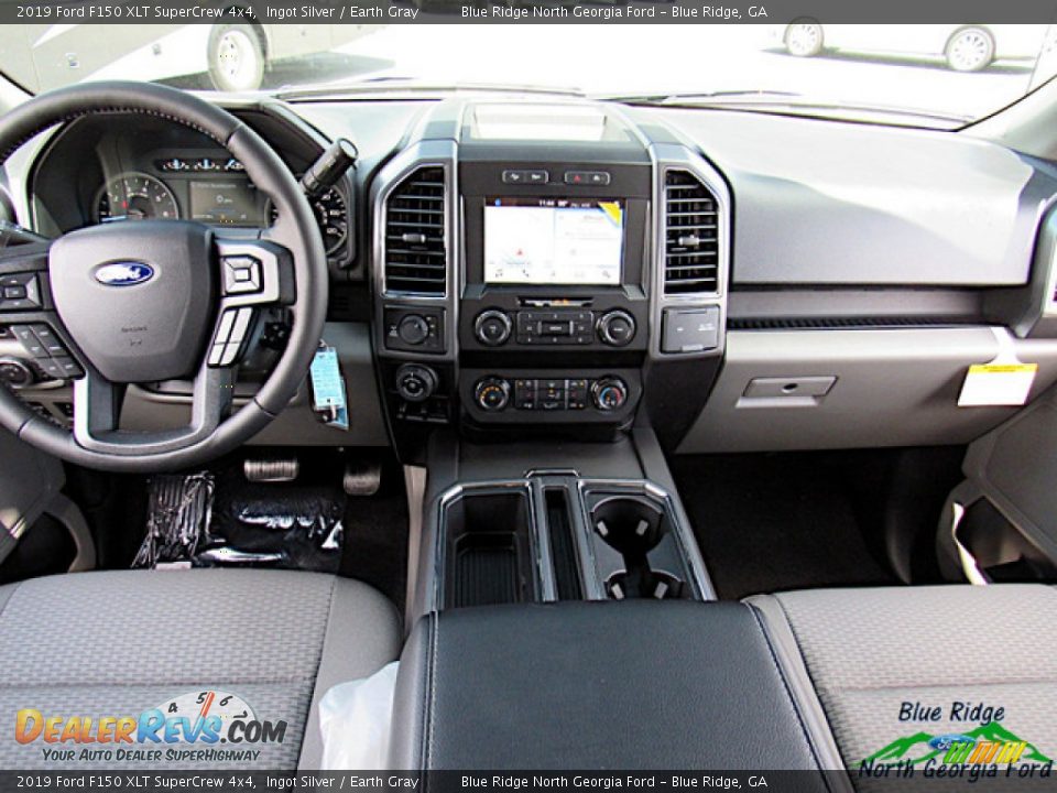 2019 Ford F150 XLT SuperCrew 4x4 Ingot Silver / Earth Gray Photo #15