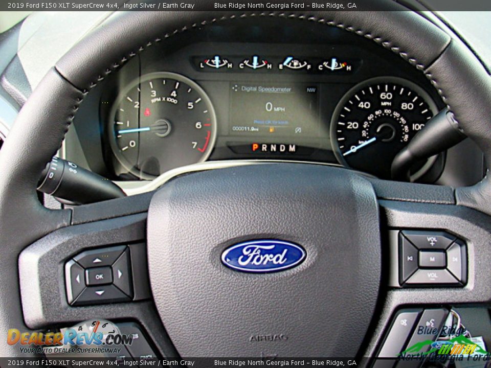 2019 Ford F150 XLT SuperCrew 4x4 Ingot Silver / Earth Gray Photo #17