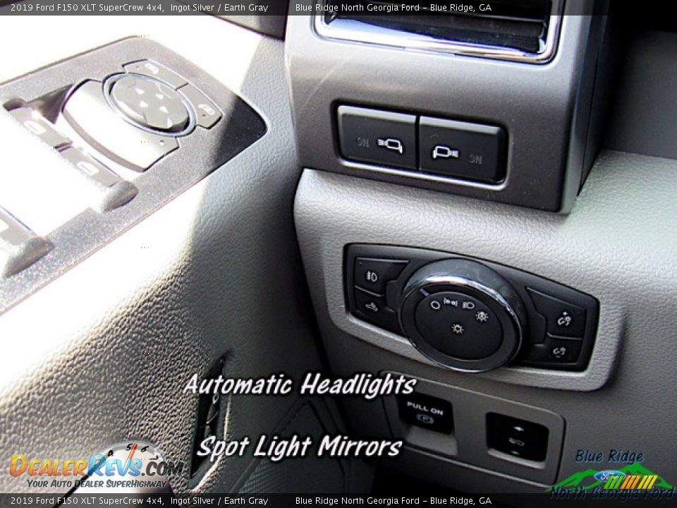 2019 Ford F150 XLT SuperCrew 4x4 Ingot Silver / Earth Gray Photo #24