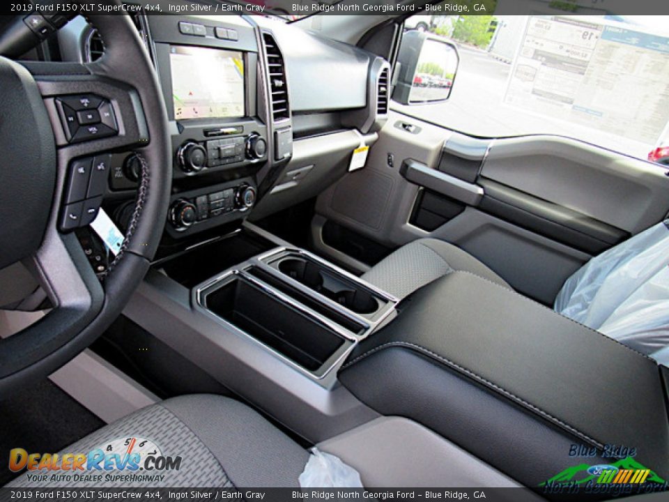 2019 Ford F150 XLT SuperCrew 4x4 Ingot Silver / Earth Gray Photo #27