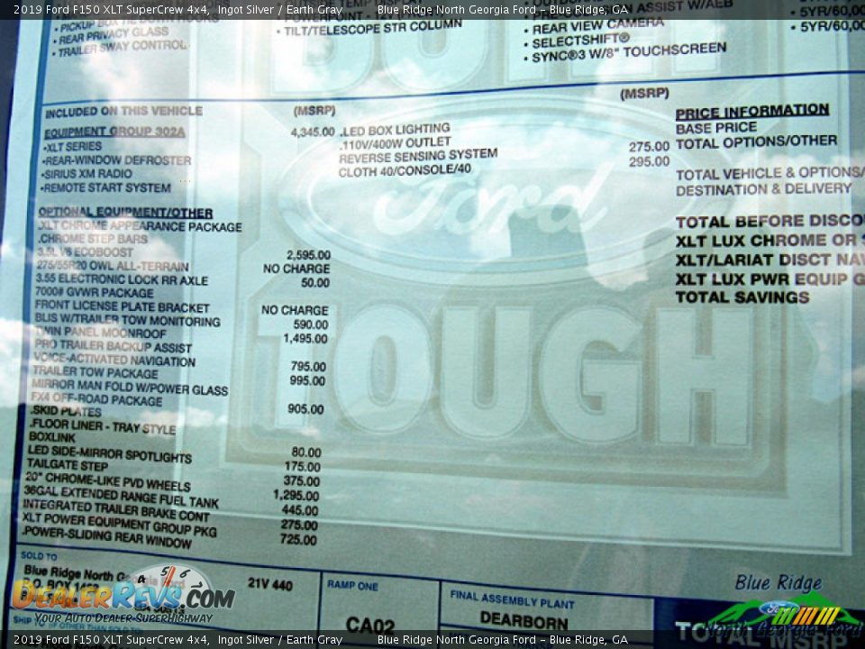 2019 Ford F150 XLT SuperCrew 4x4 Ingot Silver / Earth Gray Photo #28