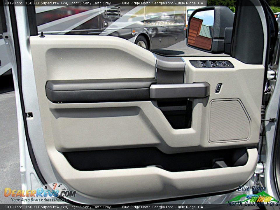 2019 Ford F150 XLT SuperCrew 4x4 Ingot Silver / Earth Gray Photo #29