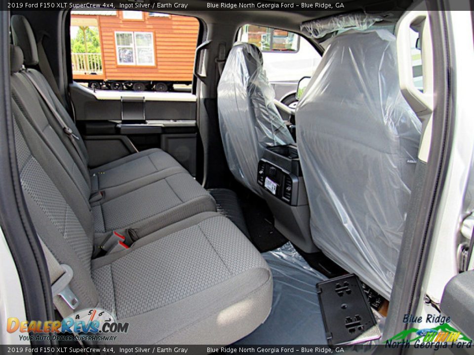 2019 Ford F150 XLT SuperCrew 4x4 Ingot Silver / Earth Gray Photo #32