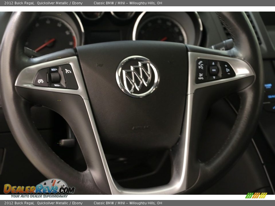 2012 Buick Regal Quicksilver Metallic / Ebony Photo #7