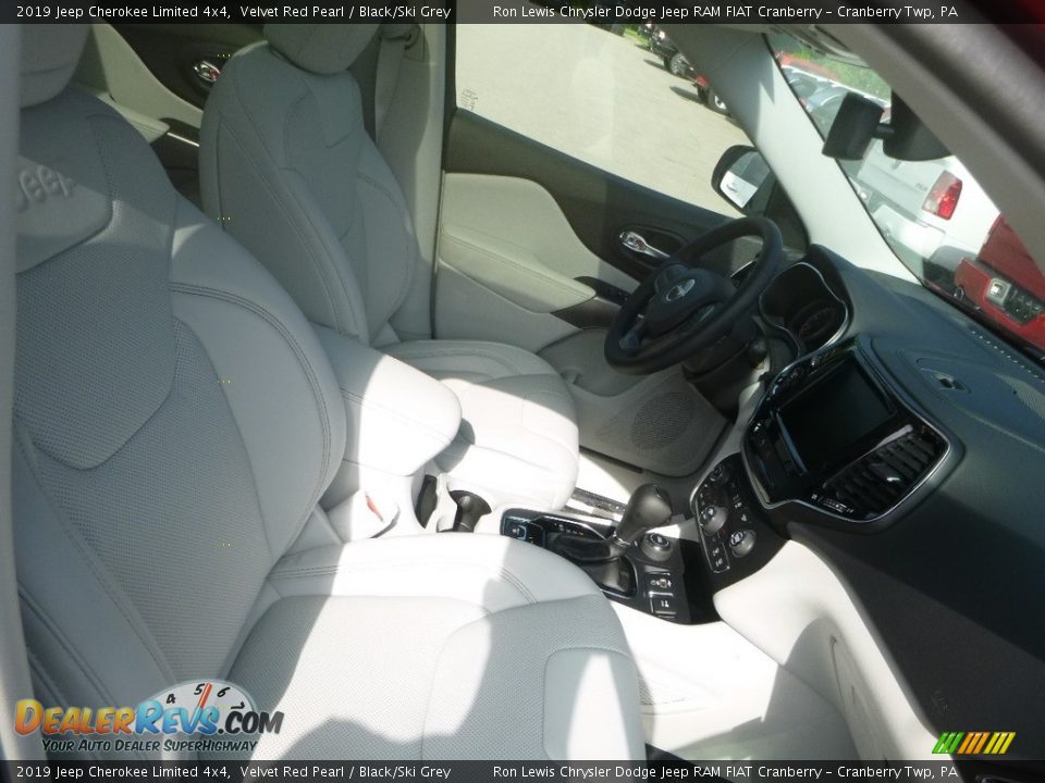 2019 Jeep Cherokee Limited 4x4 Velvet Red Pearl / Black/Ski Grey Photo #10