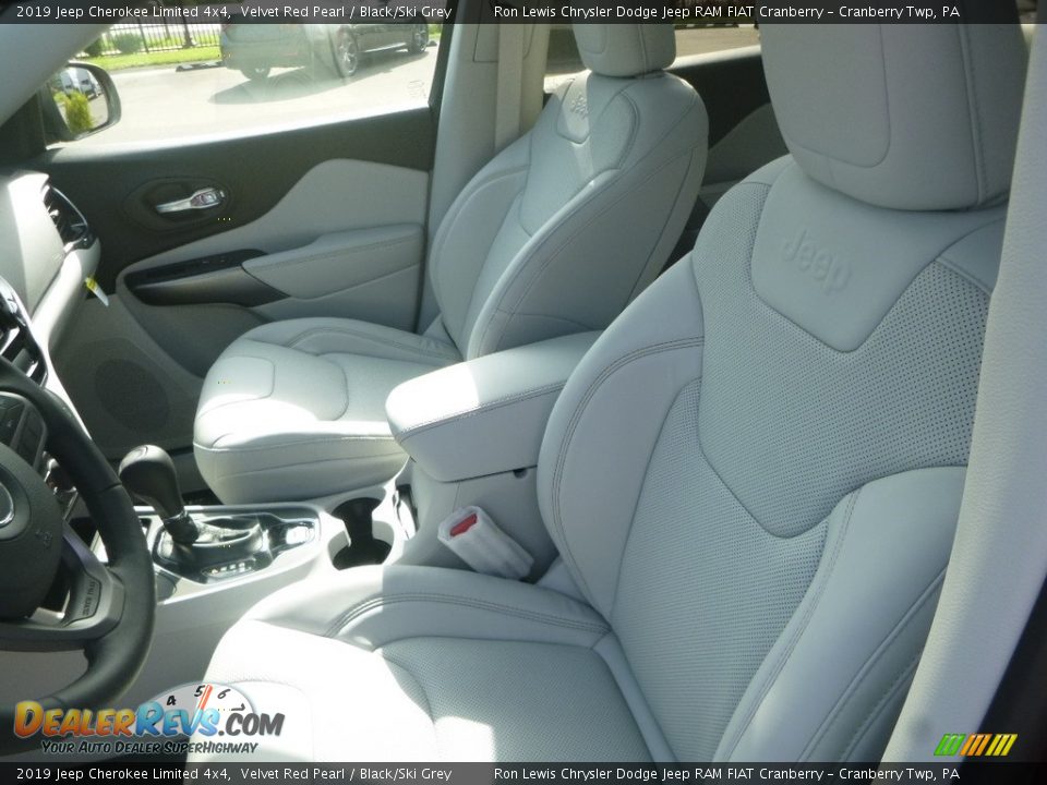 2019 Jeep Cherokee Limited 4x4 Velvet Red Pearl / Black/Ski Grey Photo #14