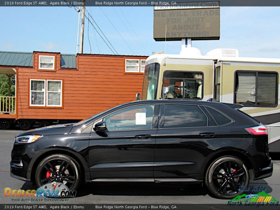 2019 Ford Edge ST AWD Agate Black / Ebony Photo #2