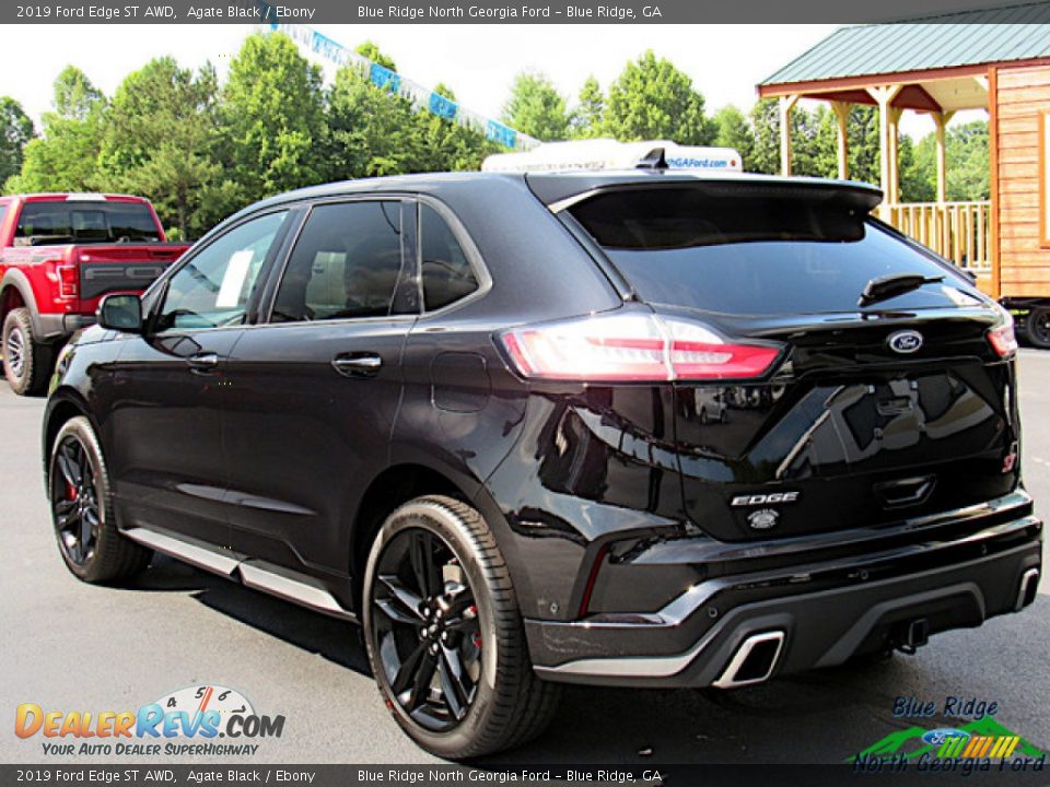 2019 Ford Edge ST AWD Agate Black / Ebony Photo #3