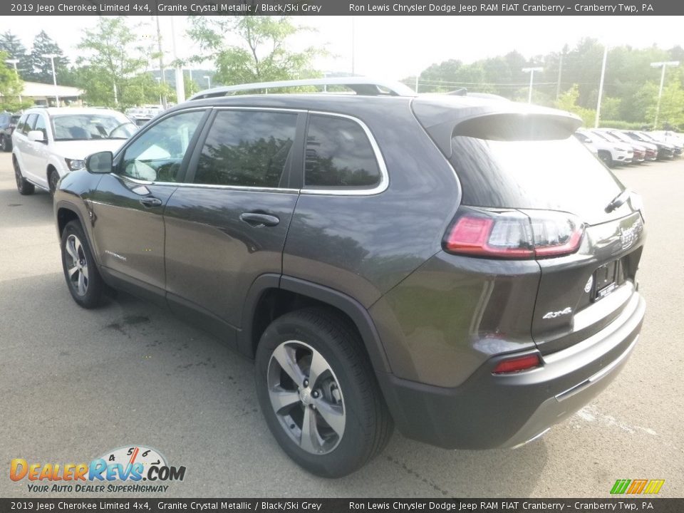 2019 Jeep Cherokee Limited 4x4 Granite Crystal Metallic / Black/Ski Grey Photo #3