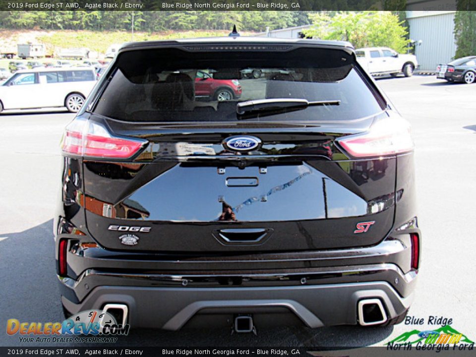 2019 Ford Edge ST AWD Agate Black / Ebony Photo #4