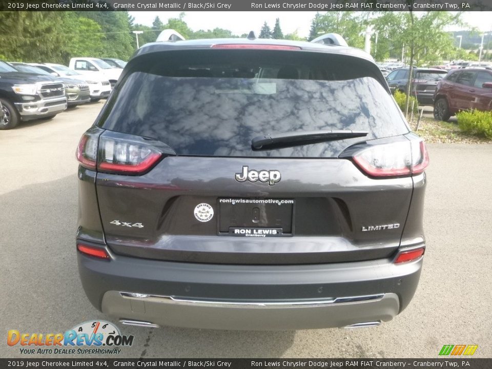 2019 Jeep Cherokee Limited 4x4 Granite Crystal Metallic / Black/Ski Grey Photo #4